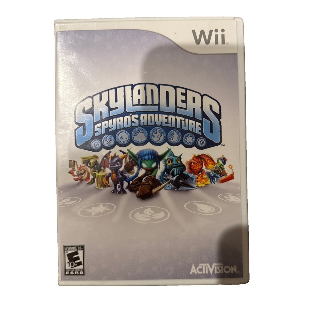 Skylanders Spyro's Adventure Nintendo Wii 2006 Video Game With Manual.